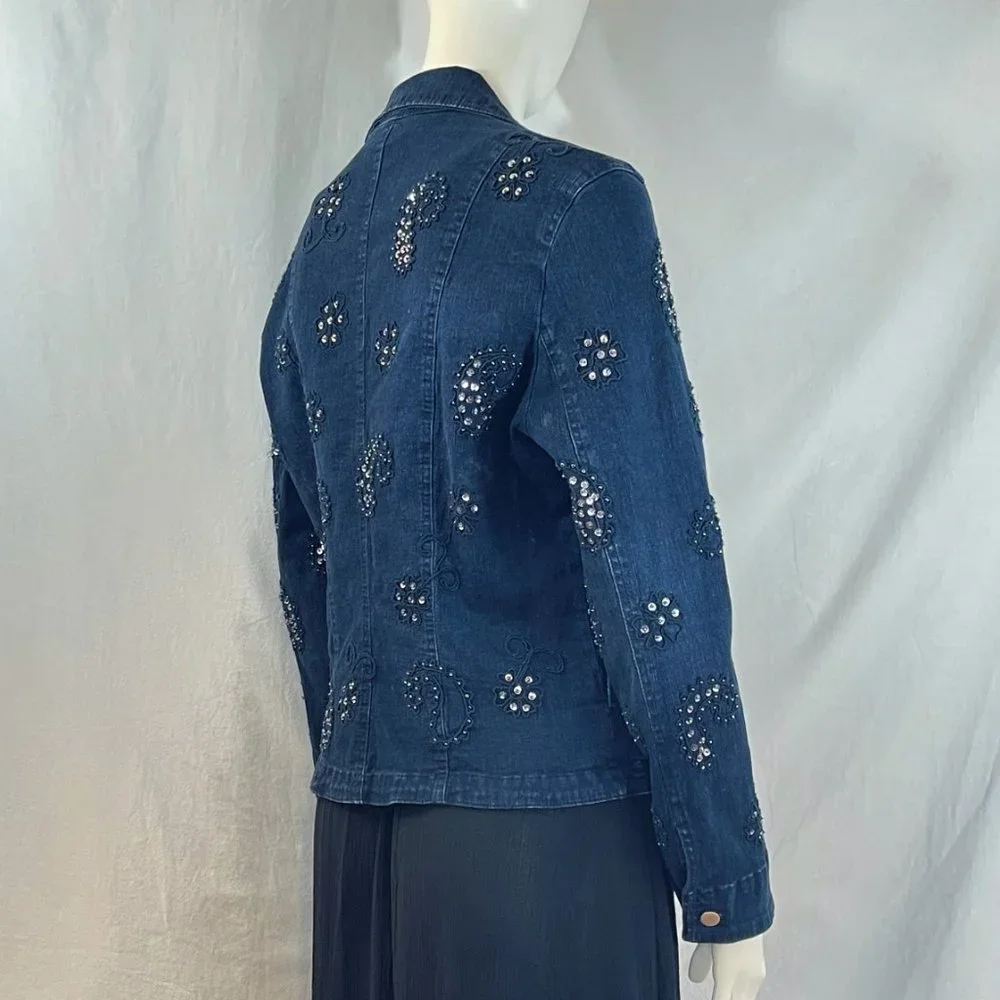 Embellished Denim Jacket | Flashback - Picture 5 of 8